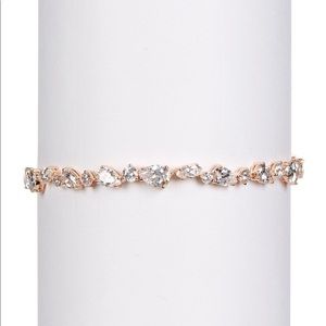 Teardrop & Round Cut CZ Bracelet